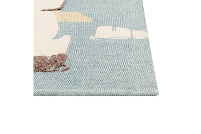 Barus Bomullsmatta 80x150 cm - Blå - Textil & mattor - Mattor - Modern matta - Bomullsmatta