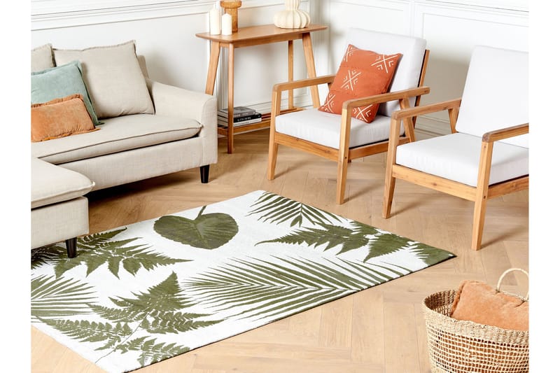 Barzah Ryamatta 140x200 cm - Grön - Textil & mattor - Mattor - Modern matta - Ryamatta & luggmatta