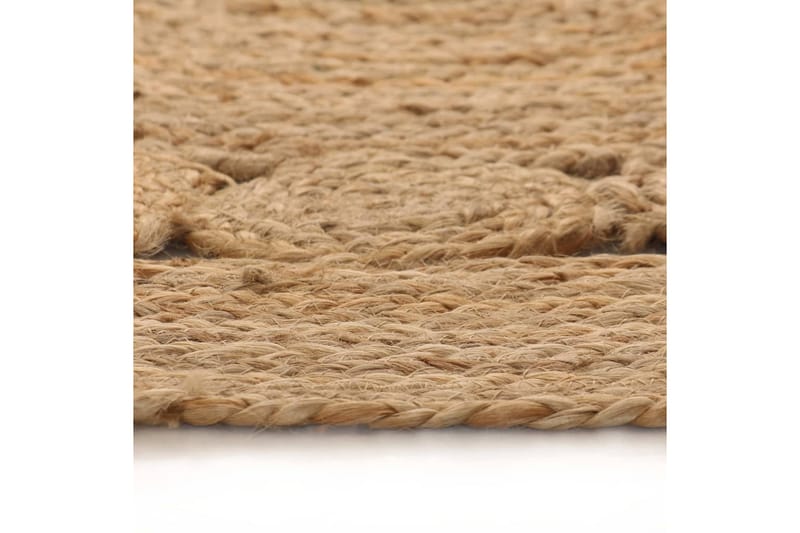 beBasic Jutematta flätad design rund 210 cm - Cream - Textil & mattor - Mattor - Modern matta - Sisalmattor