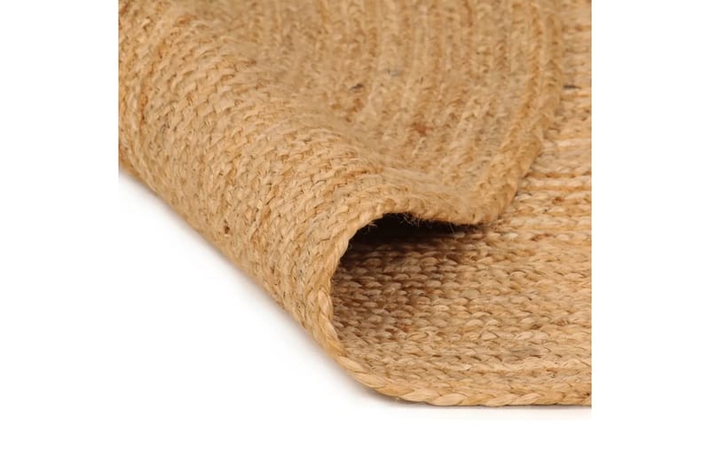 beBasic Jutematta flätad rund 240 cm rund - Cream - Textil & mattor - Mattor - Modern matta - Sisalmattor