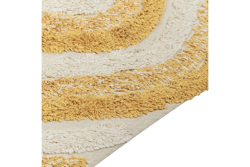 Bingol Ryamatta 160x230 cm - Gul - Textil & mattor - Mattor - Modern matta - Ryamatta & luggmatta