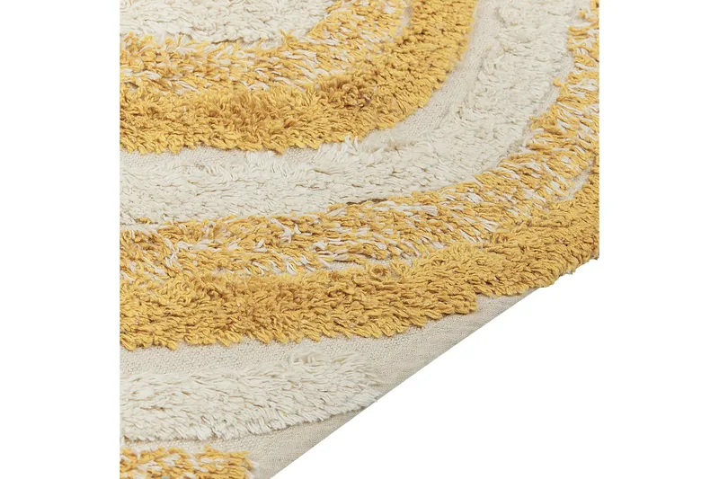 Bingol Ryamatta 160x230 cm - Gul - Textil & mattor - Mattor - Modern matta - Ryamatta & luggmatta