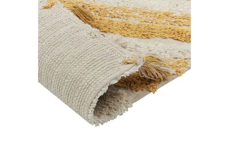Bingol Ryamatta 80x150 cm - Gul - Textil & mattor - Mattor - Modern matta - Ryamatta & luggmatta