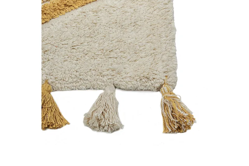 Bingol Ryamatta 80x150 cm - Gul - Textil & mattor - Mattor - Modern matta - Ryamatta & luggmatta