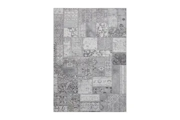 Patchwork Wiltonmatta 240x330 cm Rektangulär - Silver - Textil & mattor - Mattor - Modern matta - Friezematta