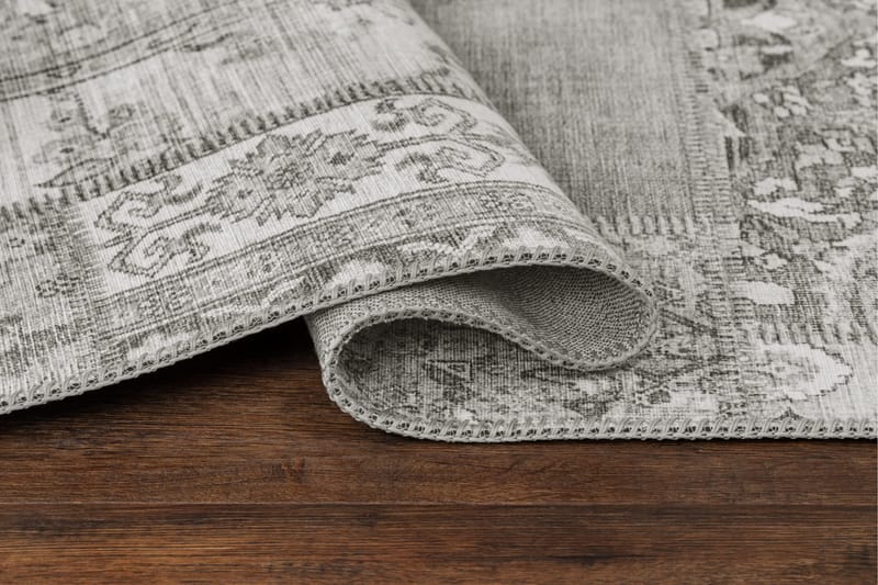 Patchwork Wiltonmatta 80x150 cm Rektangulär - Silver - Textil & mattor - Mattor - Modern matta - Friezematta