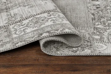 Patchwork Wiltonmatta 80x150 cm Rektangulär - Silver - Textil & mattor - Mattor - Modern matta - Friezematta