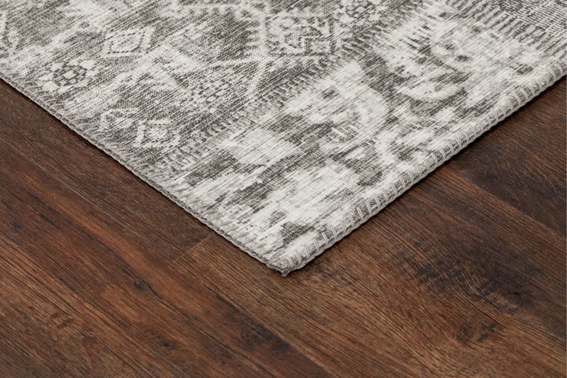 Patchwork Wiltonmatta 80x150 cm Rektangulär - Silver - Textil & mattor - Mattor - Modern matta - Friezematta