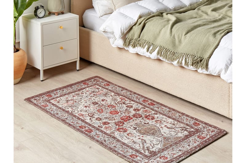 Binnisz Ryamatta 80x150 cm - Röd - Textil & mattor - Mattor - Modern matta - Bomullsmatta