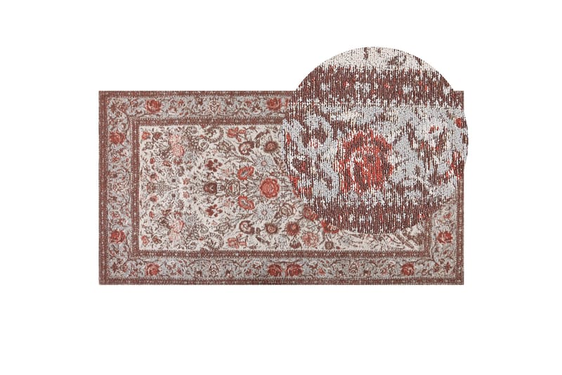 Binnisz Ryamatta 80x150 cm - Röd - Textil & mattor - Mattor - Modern matta - Bomullsmatta