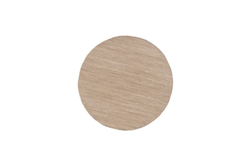 Birka Ullmatta Ø120 cm Rund, Sand