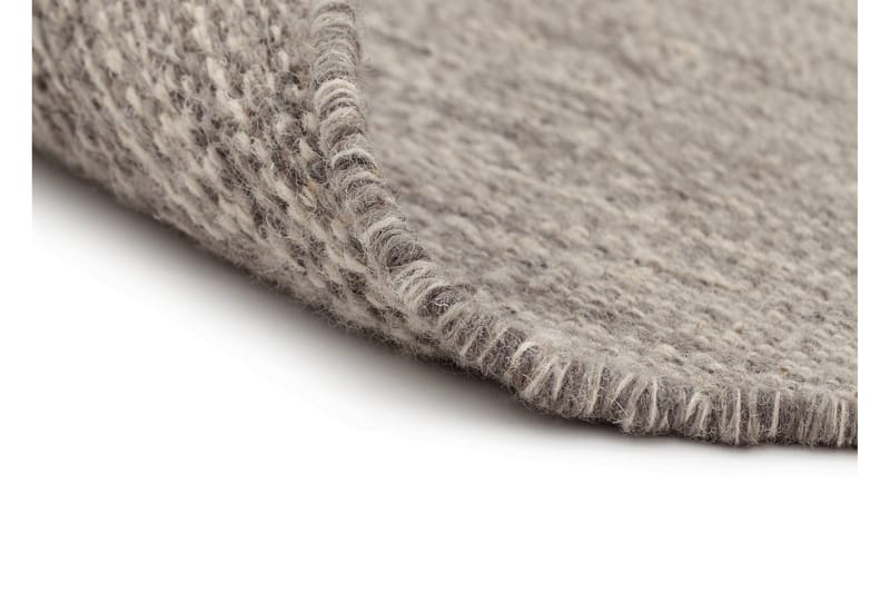 Birka Ullmatta Rund 120 - Silver - Textil & mattor - Mattor - Modern matta - Ullmatta