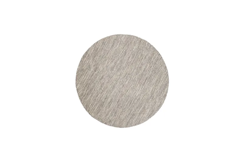 Birka Ullmatta Rund 120 - Silver - Textil & mattor - Mattor - Modern matta - Ullmatta