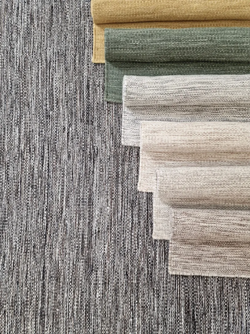 Birka Ullmatta Rund 120 - Silver - Textil & mattor - Mattor - Modern matta - Ullmatta