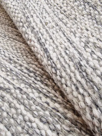Birka Ullmatta Rund 120 - Silver - Textil & mattor - Mattor - Modern matta - Ullmatta