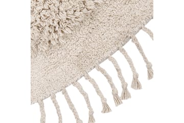 Bitlis Ryamatta 140 cm Rund - Beige - Textil & mattor - Mattor - Modern matta - Ryamatta & luggmatta