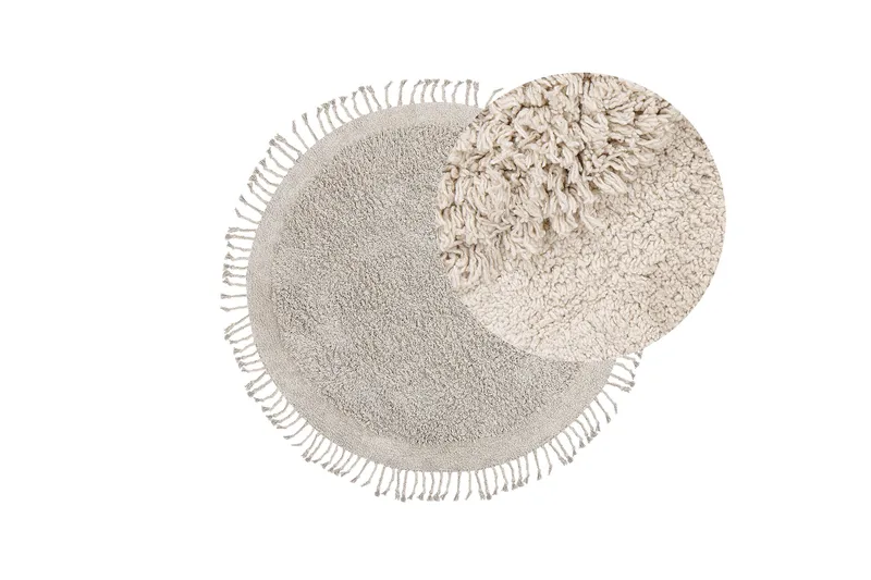 Bitlis Ryamatta 140 cm Rund - Beige - Textil & mattor - Mattor - Modern matta - Ryamatta & luggmatta