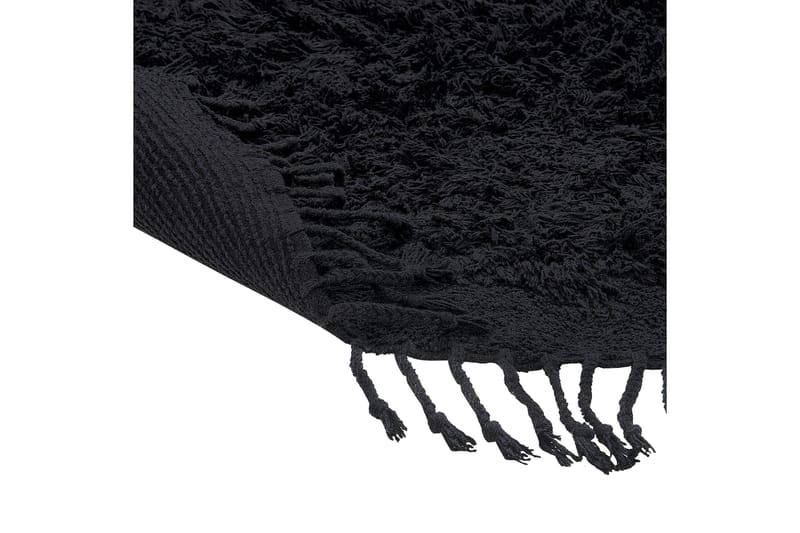 Bitlis Ryamatta 140 cm Rund - Svart - Textil & mattor - Mattor - Modern matta - Ryamatta & luggmatta