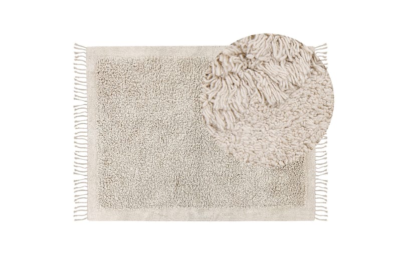 Bitlis Ryamatta 140x200 cm - Beige - Textil & mattor - Mattor - Modern matta - Bomullsmatta
