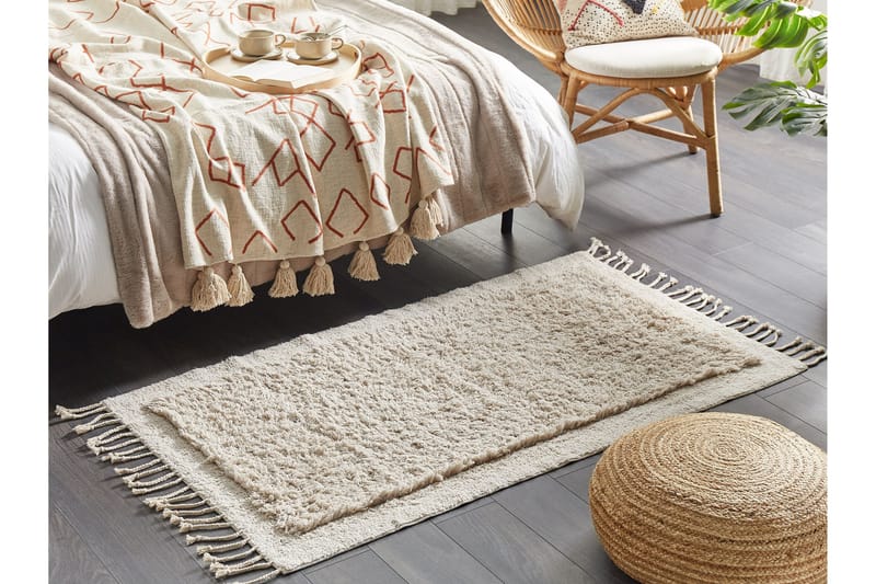 Bitlis Ryamatta 80x150 cm - Beige - Textil & mattor - Mattor - Modern matta - Ryamatta & luggmatta