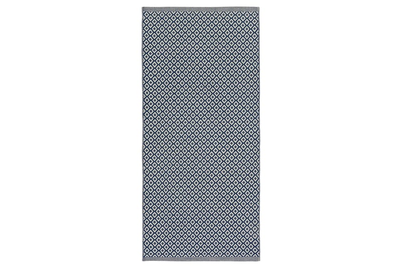 Björkö Ullmatta 75x200 cm Rektangulär - Blå - Textil & mattor - Mattor - Modern matta - Ullmatta