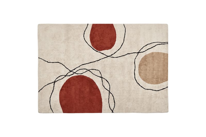 Bolat Ryamatta 140x200 cm - Beige - Textil & mattor - Mattor - Modern matta - Ryamatta & luggmatta