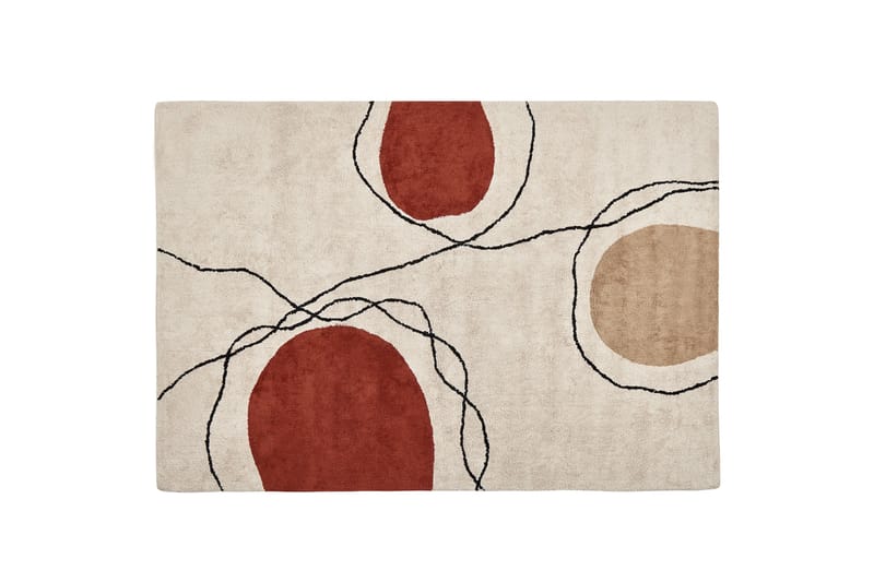 Bolat Ryamatta 160x230 cm - Beige - Textil & mattor - Mattor - Modern matta - Ryamatta & luggmatta