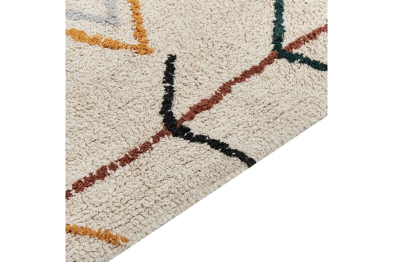 Bolay Bomullsmatta 140x200 cm - Beige - Textil & mattor - Mattor - Modern matta - Bomullsmatta