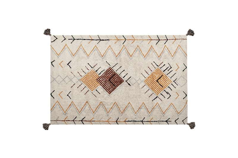 Bolay Bomullsmatta 140x200 cm - Beige - Textil & mattor - Mattor - Modern matta - Bomullsmatta