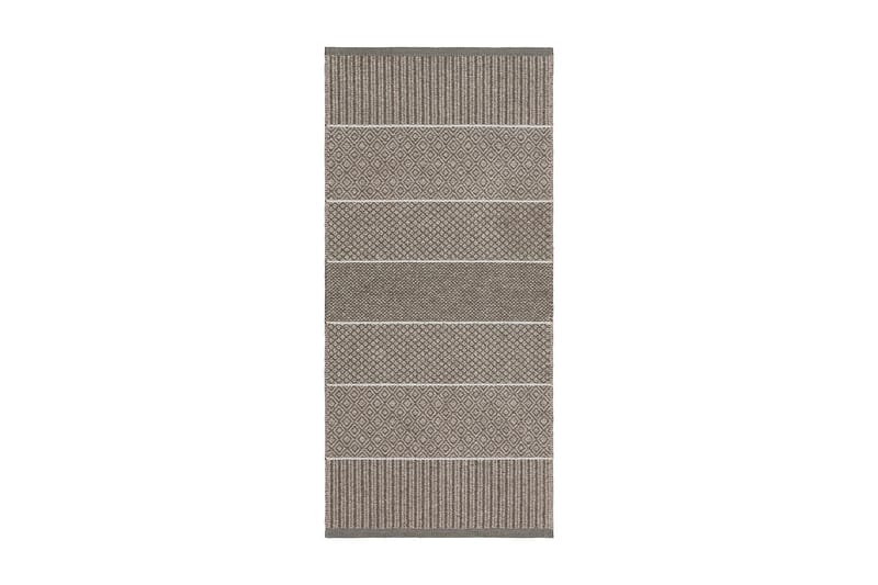 Alice Mixed Bomullsmatta 150x150 cm Mörkgrå - Horredsmattan - Textil & mattor - Mattor - Modern matta - Bomullsmatta
