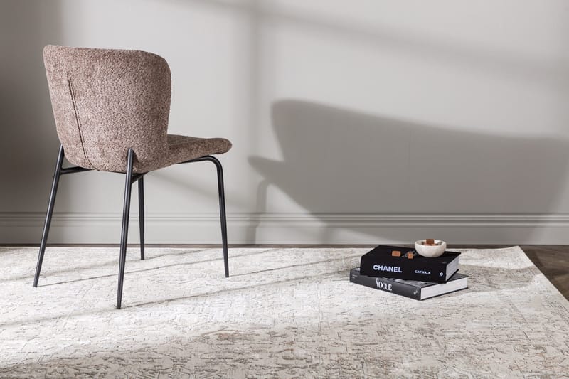 Cleo Bomullsmatta 200x290 cm Rektangulär - Silver - Textil & mattor - Mattor - Modern matta - Bomullsmatta