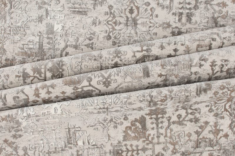 Cleo Bomullsmatta 200x290 cm Rektangulär - Silver - Textil & mattor - Mattor - Modern matta - Bomullsmatta