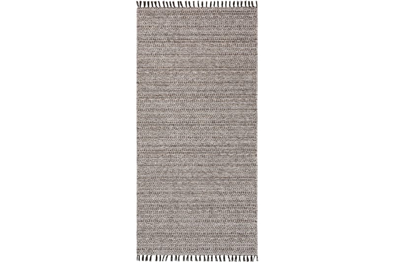 Cotton Tova Bomullsmatta 70x250 cm Grå - Horredsmattan - Bomullsmatta