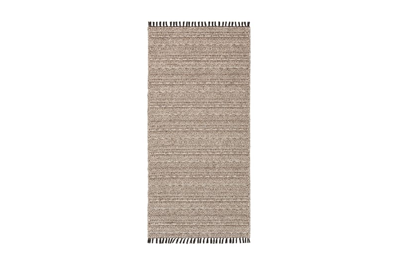 Cotton Tova Bomullsmatta 70x300 cm Ljusbrun - Horredsmattan - Bomullsmatta