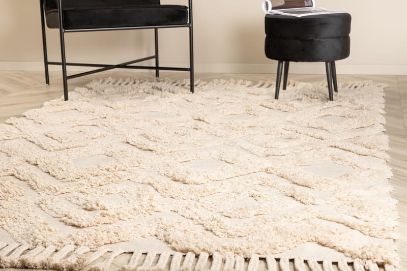 Hilma Bomullsmatta 230x160 cm - Offwhite - Textil & mattor - Mattor - Modern matta - Bomullsmatta