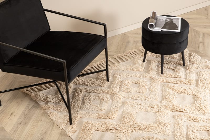 Hilma Bomullsmatta 230x160 cm - Offwhite - Textil & mattor - Mattor - Modern matta - Bomullsmatta