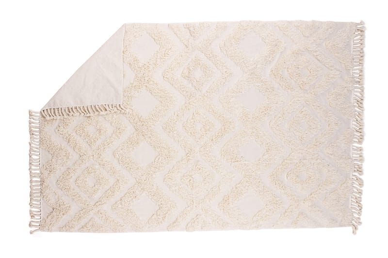Hilma Bomullsmatta Rektangulär 200x300 cm - Vit - Textil & mattor - Mattor - Modern matta - Bomullsmatta