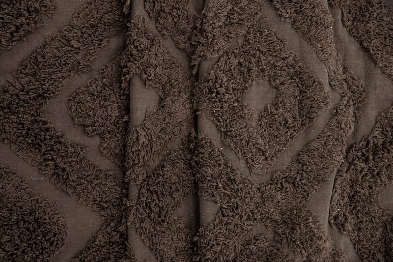 Hilma Bomullsmatta Rektangulär 250x350 cm - Brun - Textil & mattor - Mattor - Modern matta - Bomullsmatta