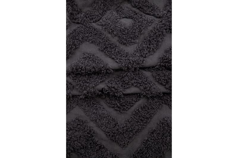 Hilma Bomullsmatta Rektangulär 250x350 cm - Mörkgrå - Textil & mattor - Mattor - Modern matta - Bomullsmatta
