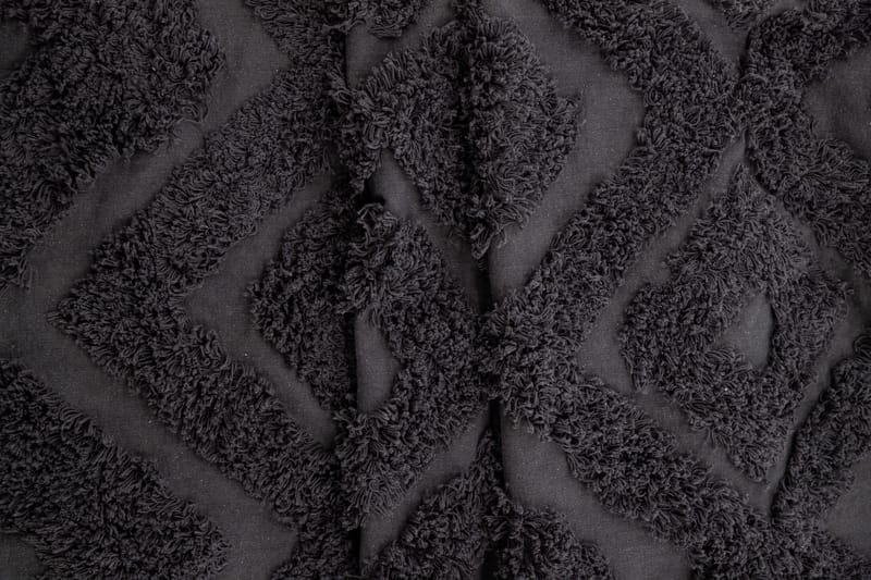 Hilma Bomullsmatta Rektangulär 250x350 cm - Mörkgrå - Textil & mattor - Mattor - Modern matta - Bomullsmatta