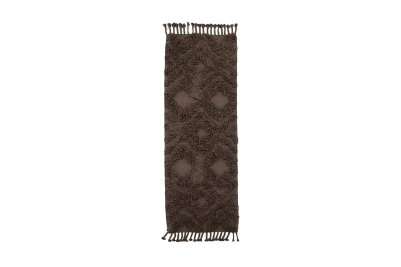 Hilma Bomullsmatta Rektangulär 70x200 cm - Brun - Textil & mattor - Mattor - Modern matta - Bomullsmatta