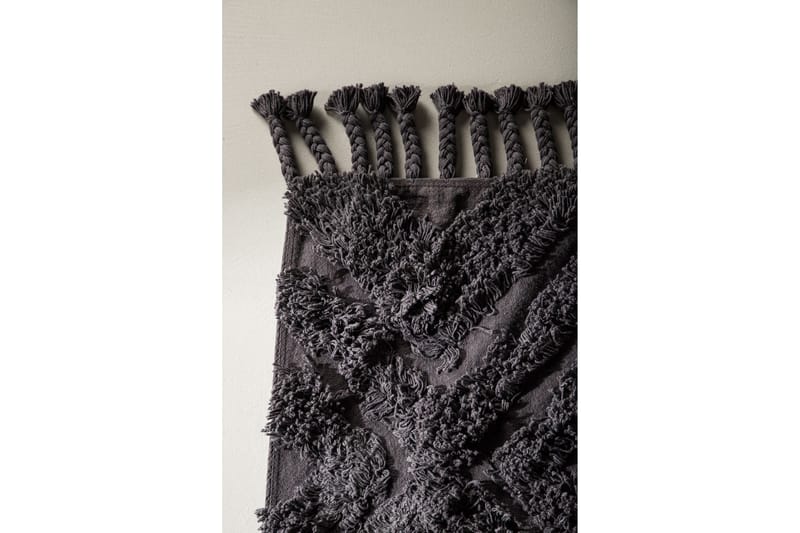 Hilma Bomullsmatta Rektangulär 70x200 cm - Mörkgrå - Textil & mattor - Mattor - Modern matta - Bomullsmatta