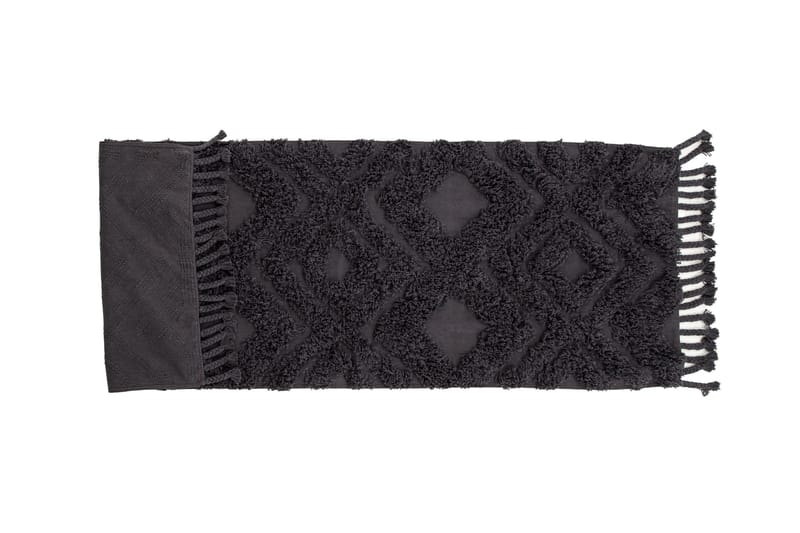Hilma Bomullsmatta Rektangulär 70x200 cm - Mörkgrå - Textil & mattor - Mattor - Modern matta - Bomullsmatta