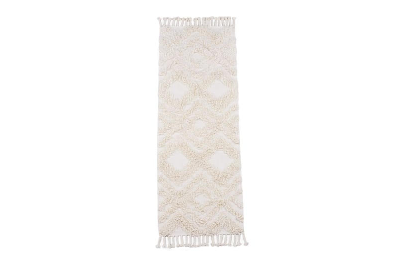 Hilma Bomullsmatta Rektangulär 70x200 cm - Vit - Textil & mattor - Mattor - Modern matta - Bomullsmatta