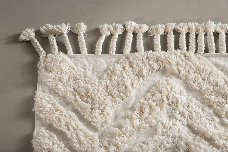 Hilma Bomullsmatta Rektangulär 70x200 cm - Vit - Textil & mattor - Mattor - Modern matta - Bomullsmatta