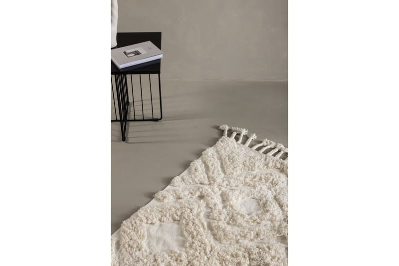 Hilma Bomullsmatta Rektangulär 70x200 cm - Vit - Textil & mattor - Mattor - Modern matta - Bomullsmatta