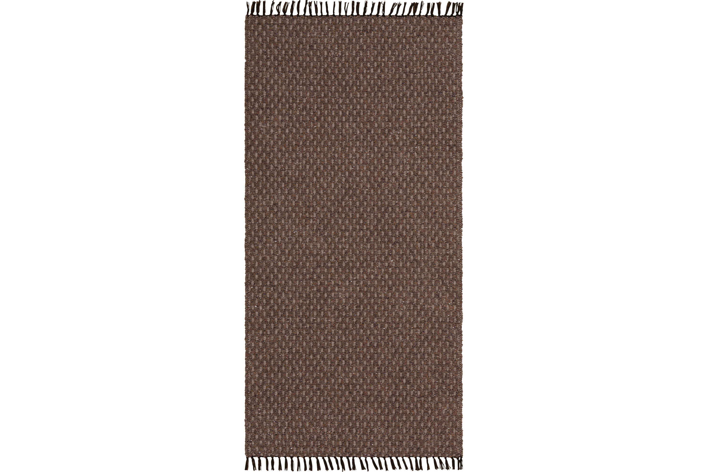REA/Black Friday Julie Bomullsmatta 70x250 cm Mörkbrun - Horredsmattan Brun Tyg
