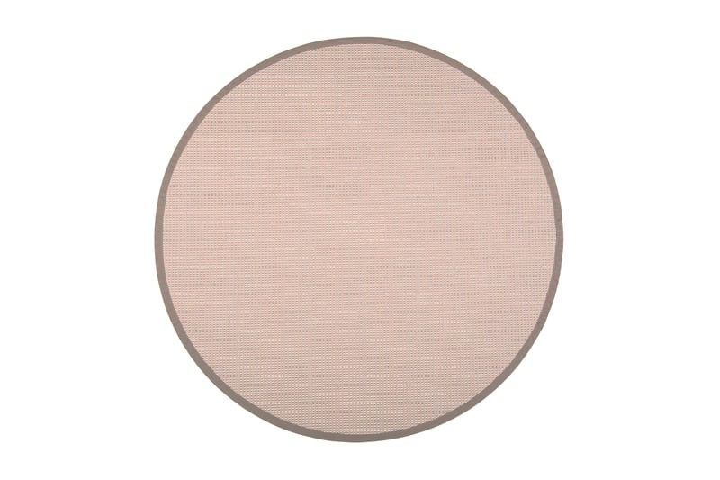 Lyyra2 Matta Rund 133 cm Beige - Vm Carpet - Bomullsmatta