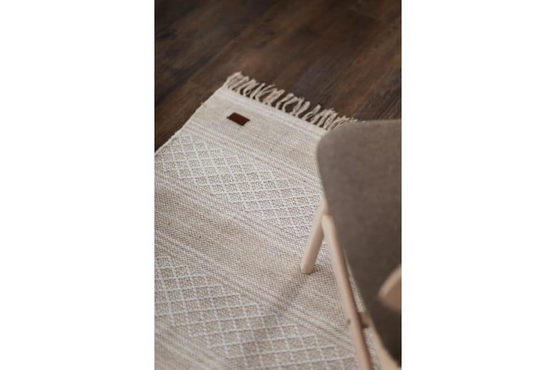 Solhaga Bomullsmatta 75x150 cm - Krämvit - Textil & mattor - Mattor - Modern matta - Bomullsmatta