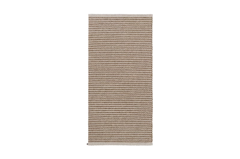 Vera Bomullsmatta 70x150 cm Ljusbrun - Horredsmattan - Textil & mattor - Mattor - Modern matta - Bomullsmatta